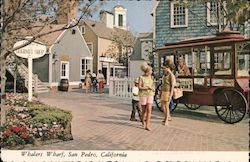 Whalers Wharf San Pedro, CA Postcard Postcard Postcard