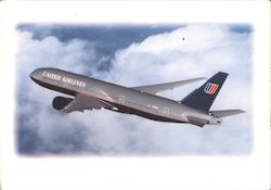 United Airlines Boeing 777 Postcard