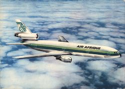 Air Afrique DC 10-30 Postcard