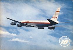 Iberia Airlines DC-8 Douglas Turbofan Jet Postcard