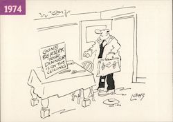 Gone Berserk - Your Dinner is on the Ceiling Postcard