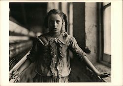 Spinner at Carolina Cotton Mill 1908 Girls Postcard Postcard Postcard