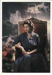 Queen Elizabeth II When Princess Elizabeth, Duchess of Edinburgh Postcard