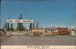 Old Fort Bridger Wyoming Postcard Postcard Postcard