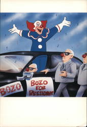 Bozo for President - The Secret Service Postcard