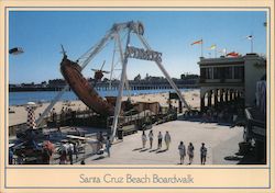 Cap'n Jack Flint's Pirate Ship Postcard