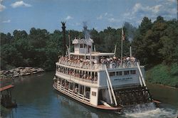 The Admiral Joe Fowler, Authentic Mississippi Sternwheeler Postcard