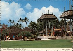 Coconut Plantation Market Place Postcard