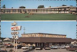 Exit Motel & Restaurant Postcard