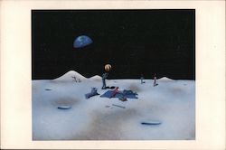 Moon Picnic by Mark Marcury Postcard