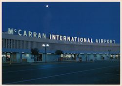 McCarran International Airport Las Vegas, NV Richard Benton Postcard Postcard Postcard