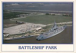 Battleship Park Mobile, AL Terry M. Hill Postcard Postcard Postcard