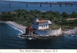 Rose Island Lighthouse Postcard