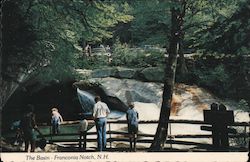 The Basin Franconia Notch, NH Ron Jones Postcard Postcard Postcard