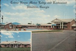 Towne House Motor Lodge and Restaurant Unadilla, GA Postcard Postcard Postcard