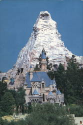 Palace and Peak at Disneyland Postcard