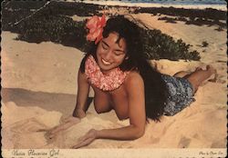 Native Hawaiian Girl Risque & Nude Postcard Postcard Postcard