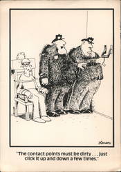 Electric Chair Far Side Postcard