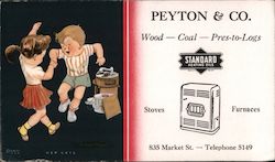 Peyton & Co. Stoves and Furnaces Blotter