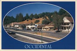 Business District Occidental, CA Postcard Postcard Postcard