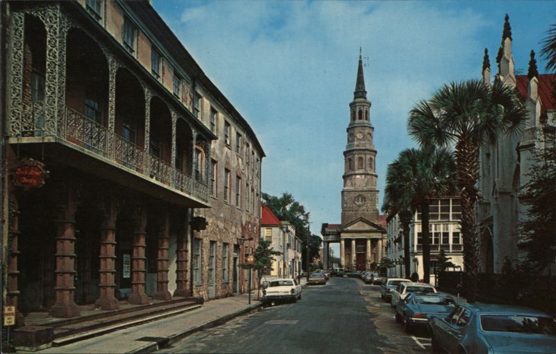 St. Philip's Church along Church Street, Charleston, SC South Carolina