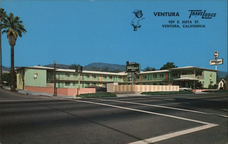 Ventura Travelodge Motel, 929 E. Meta St., Heated Pool, Room Phones California