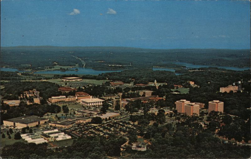 Aerial View of Clemson University Campus South Carolina