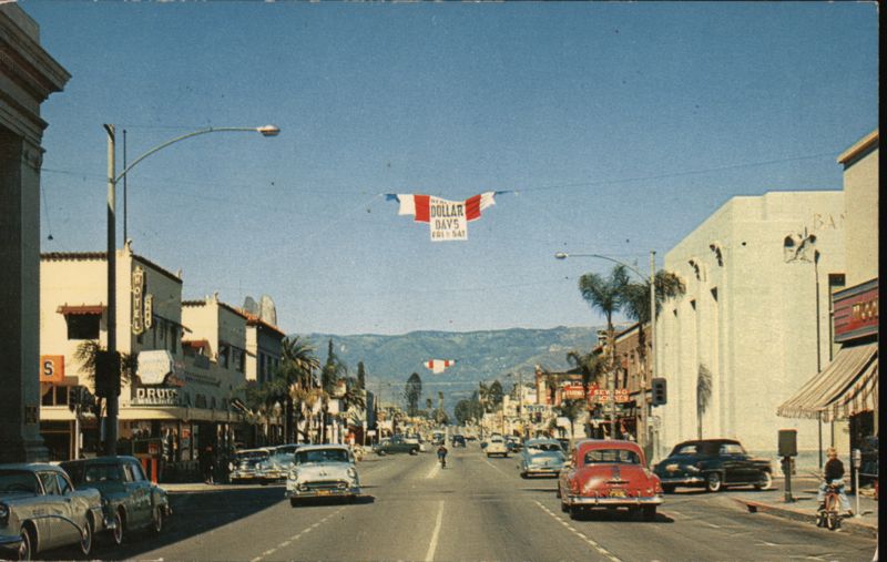 Dollar Days in Redlands, California - Street Scene