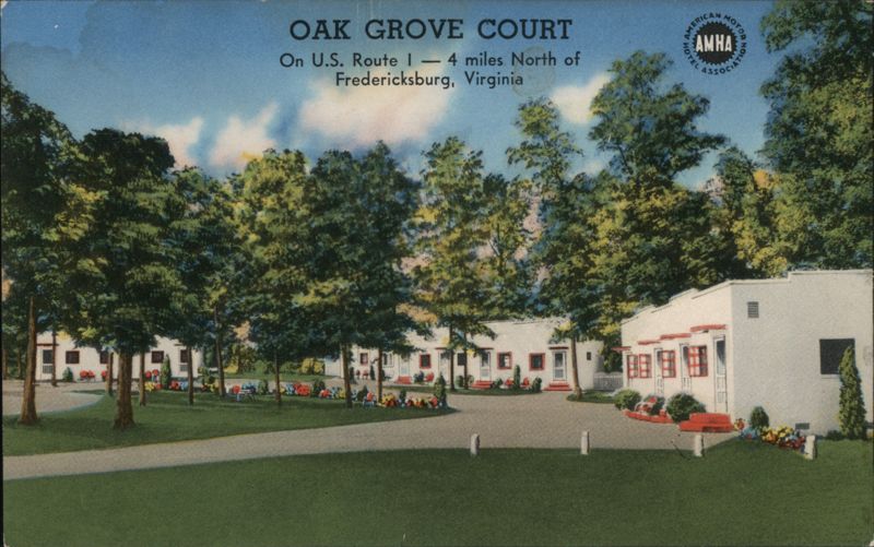 Oak Grove Court Motel, Fredericksburg, VA Virginia