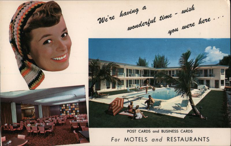 Motel Pool and Restaurant Interior Hotels