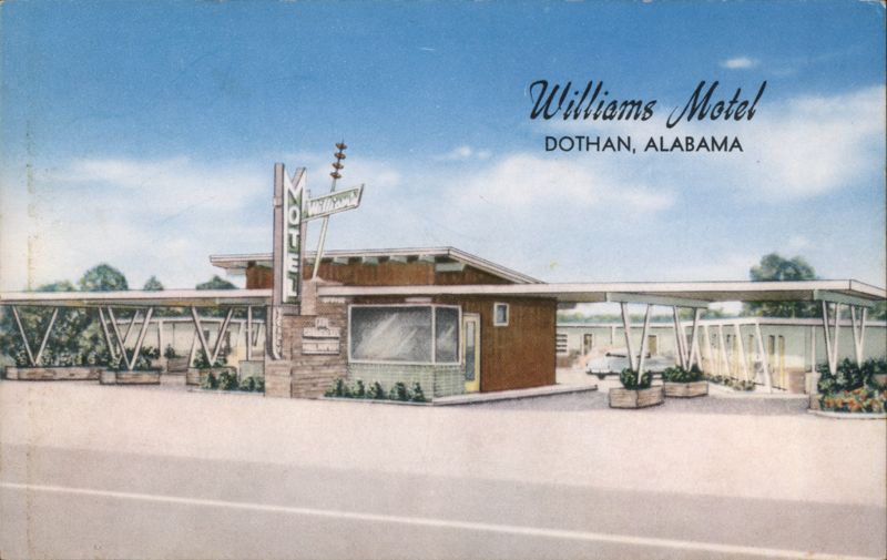 Williams Motel, Dothan, AL - Panel Ray Heat, Air-Conditioned Alabama