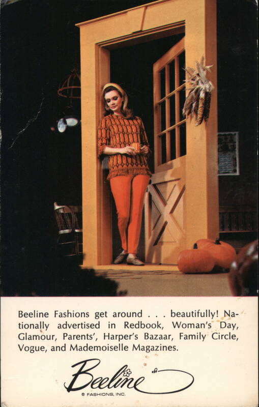 Beeline Fashions Woman Modeling Fall Outfit Advertising