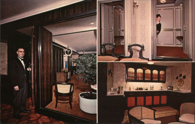 Palmer House Private Lounge with Mix-It-Yourself Bar Chicago Illinois