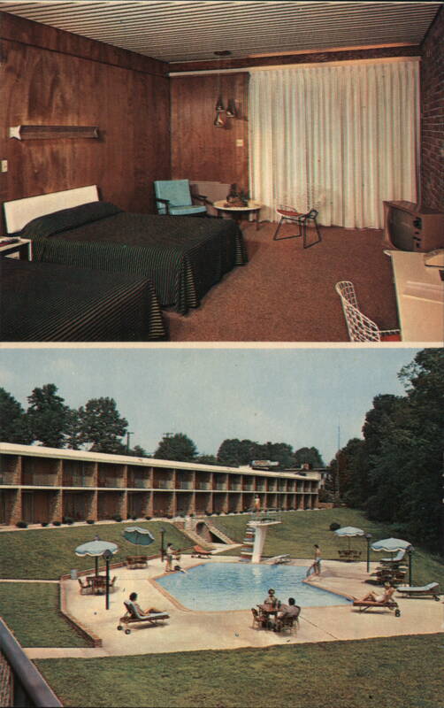 Howard Johnson's Motor Lodge, Greenville SC - Pool and Room View South Carolina