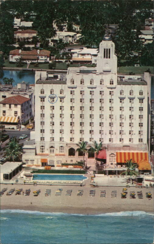 Robert Richter Hotel Aerial View, Miami Beach, Florida