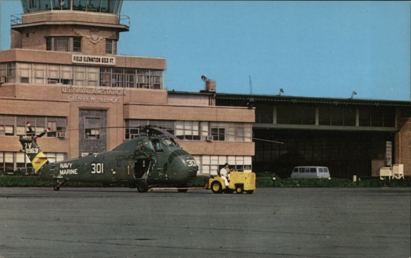 Sikorsky SH3AJ Choctaw Helicopter Glenview Illinois