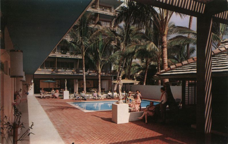 Waikiki Surf Hotel Poolside Relaxation Hawaii