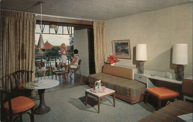 Interior of Kona Inn Kailua-Kona Hawaii