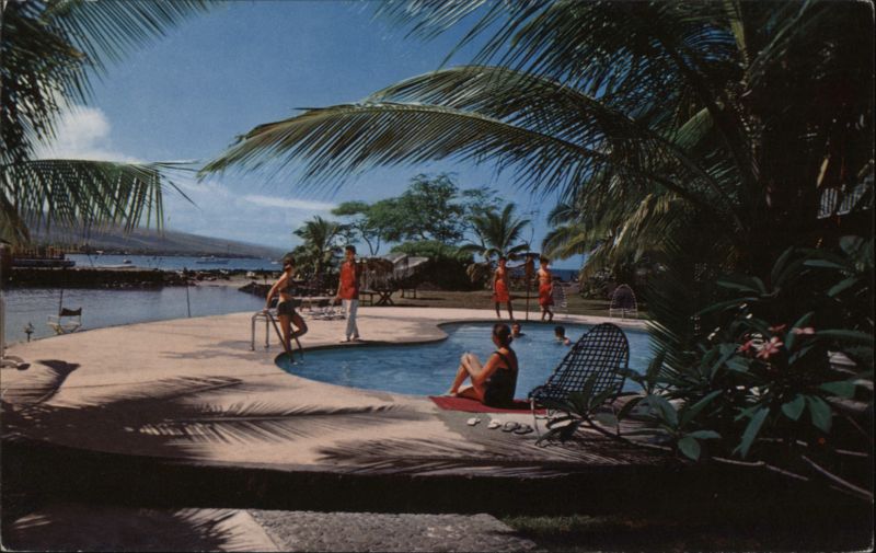 Hotel King Kamehameha Pool and Splintered Paddle Bar, Kailua-Kona, HI Hawaii