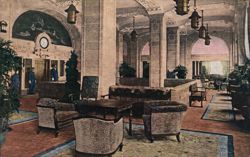 Hotel New Grand Yokohama Lobby Interior Postcard