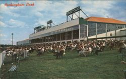 Grandstand and Clubhouse at Rockingham Park Postcard