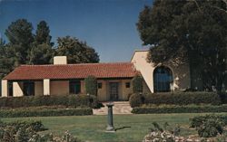 Krotona Institute of Theosophy Occult Library, Ojai, CA Postcard