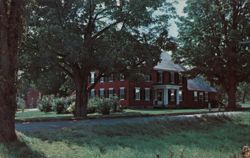Red Brick House in Chester, VT Postcard