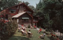 Canoe Island Lodge Main Lodge, Diamond Point, NY Postcard