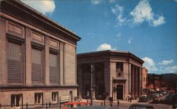 Looking North on Mill Street Postcard