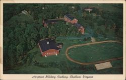 Hargrave Military Academy Aerial View, Chatham, VA Postcard