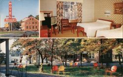Brown's Motel and Restaurant Postcard