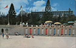 Elbow Beach Cabanas, Paget, Bermuda Postcard