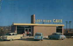 Lost River Cave Entrance Building, Blue Mounds, WI Postcard
