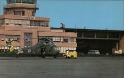 Sikorsky SH3AJ Choctaw Helicopter Postcard
